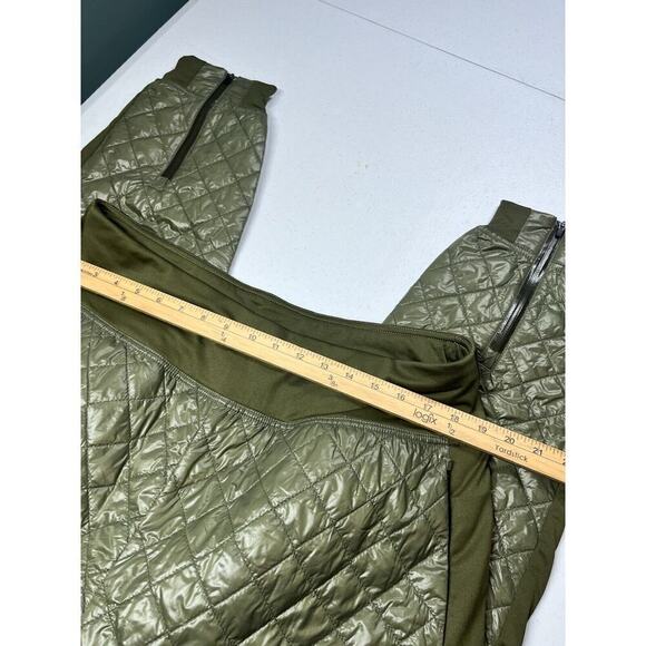 Lole Apex Insulated Quilted Pull On Thermore Winter Jogger Ivy Green NWT XXL - Picture 6 of 9